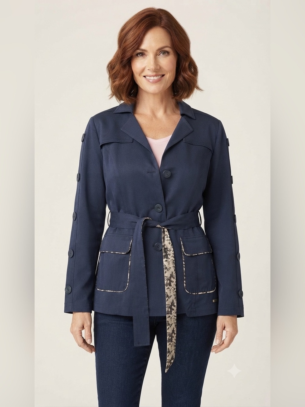 🆕Laurie Felt Utility Belted Jacket